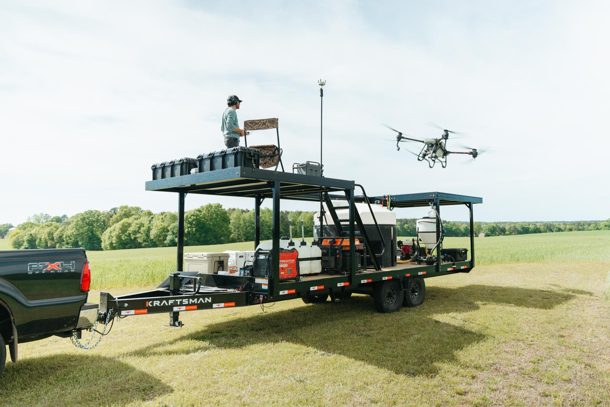 Compact Drone Trailer | Kraftsman Trailers